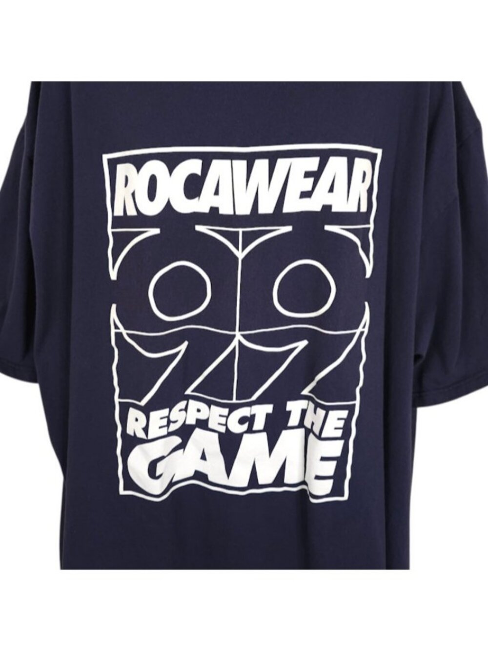 Rocawear T Shirt Mens Size 6XB Blue 99 Respect The Game Streetwear
